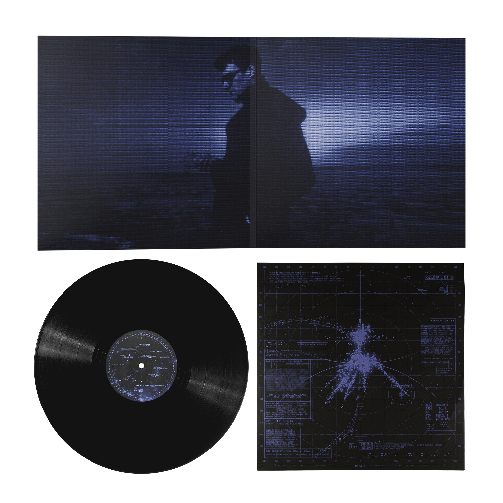 Cerulean Black Vinyl